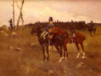 Jose Cusachs y Cusachs - Soldiers On Horseback